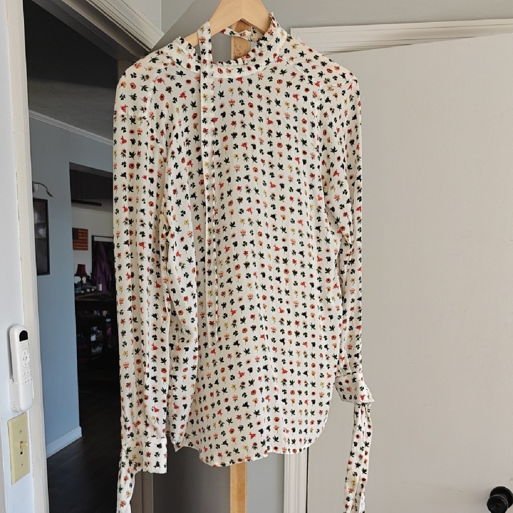 Equipment Floral Print Blouse